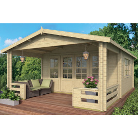 Tuindeco | Tuinhuis Nottingham met Luifel 200 cm